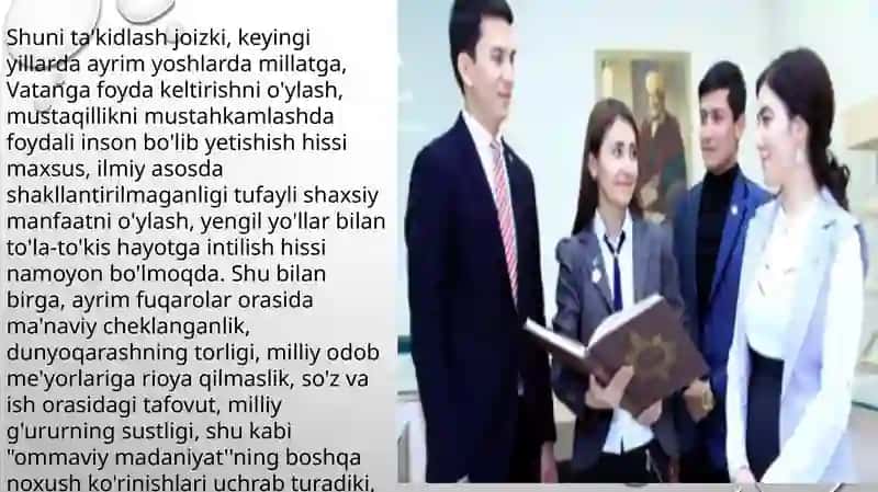 O'zbekiston Respublikasida Yoshlarga oid davlat siyosati va uning mohiyati 4