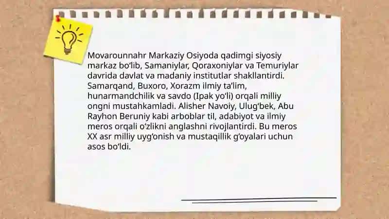 Ozbekistonda mustaqillik ġoyalarining tarixiy asoslari 4