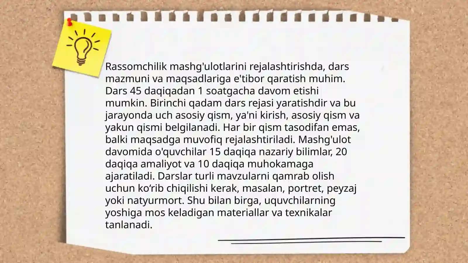 Maktabgacha ta'lim tashkilotlarida tasviriy faoliyat mashģulotlarini tashkil etish va uyushtirish 4