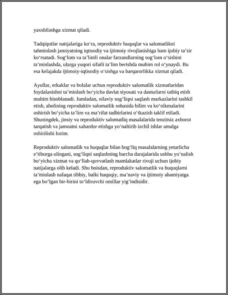 Reproduktiv Salomatlik va Huquq 4
