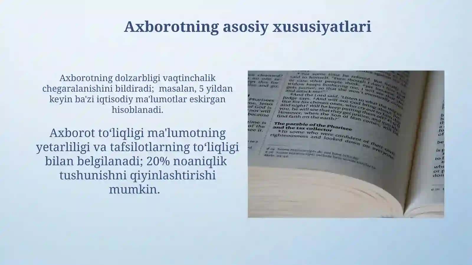 Axborot tushunchasi va axborot turlari 4