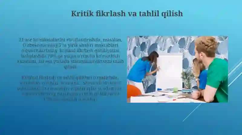 Kommunikatsiya va taqdimot qilish ko'nikmalari 4