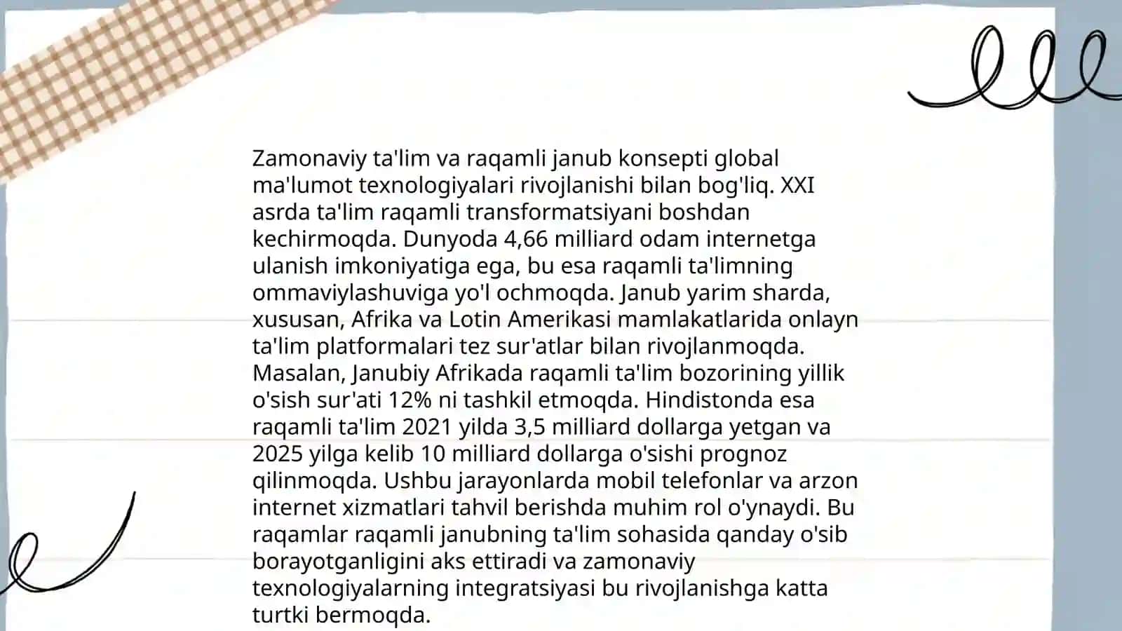 Zaminaviy ta'lim tamoyillari 4