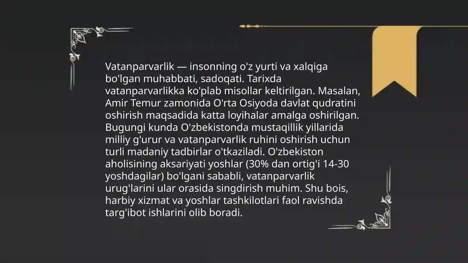 Dunyodagi o'rni 4