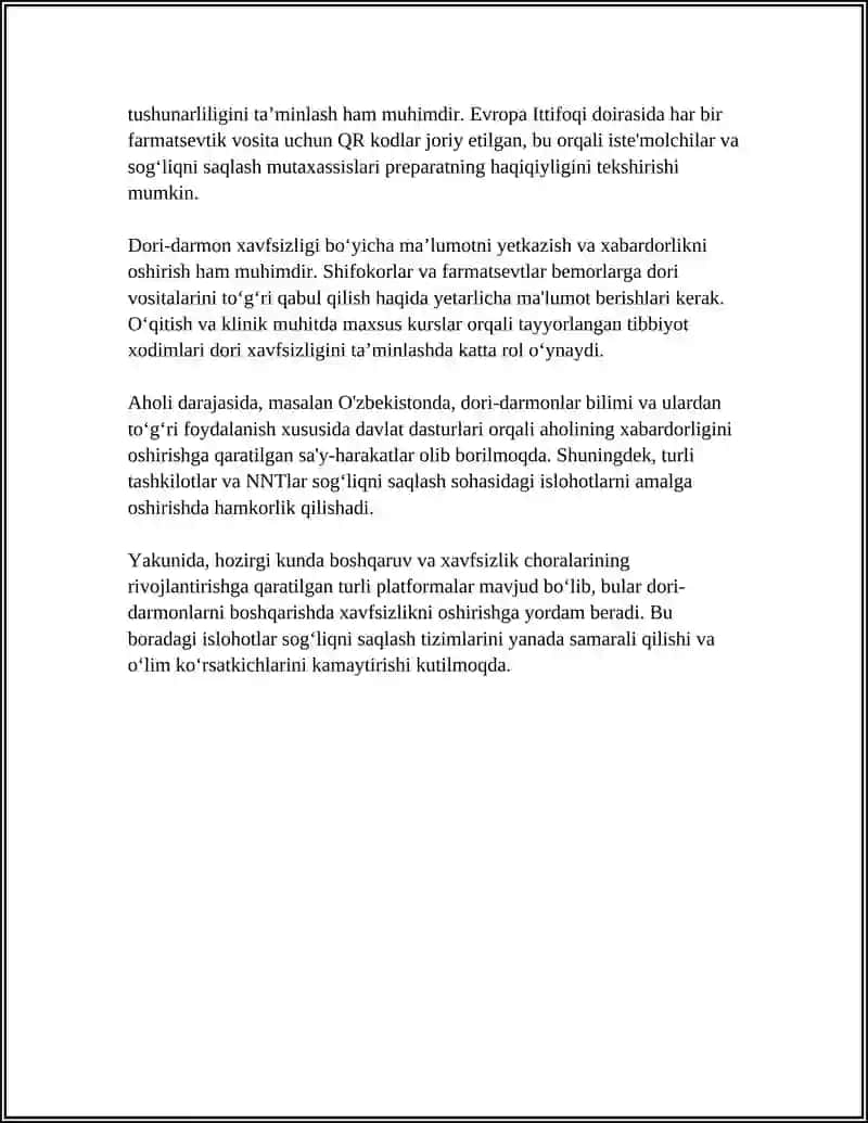 TIBBIY XODIMLAR XAFSIZLIGI 4