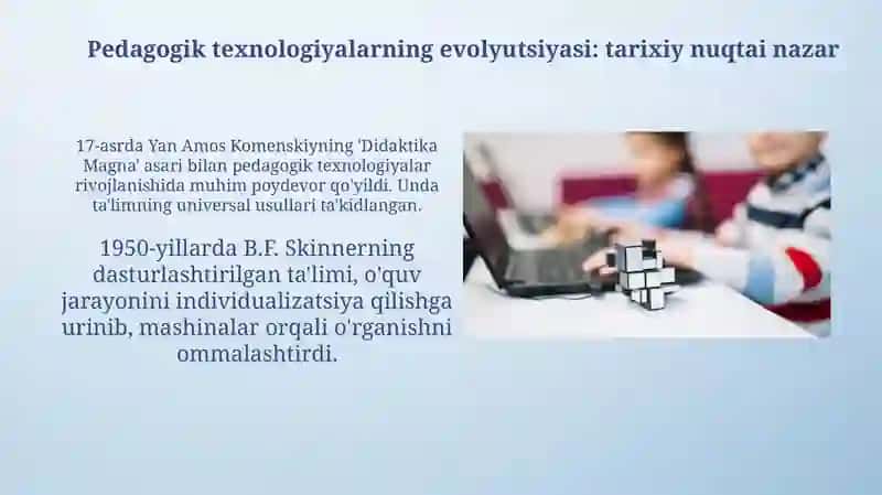 Pedagogiktexnologiyalarningrivojlanishi 4