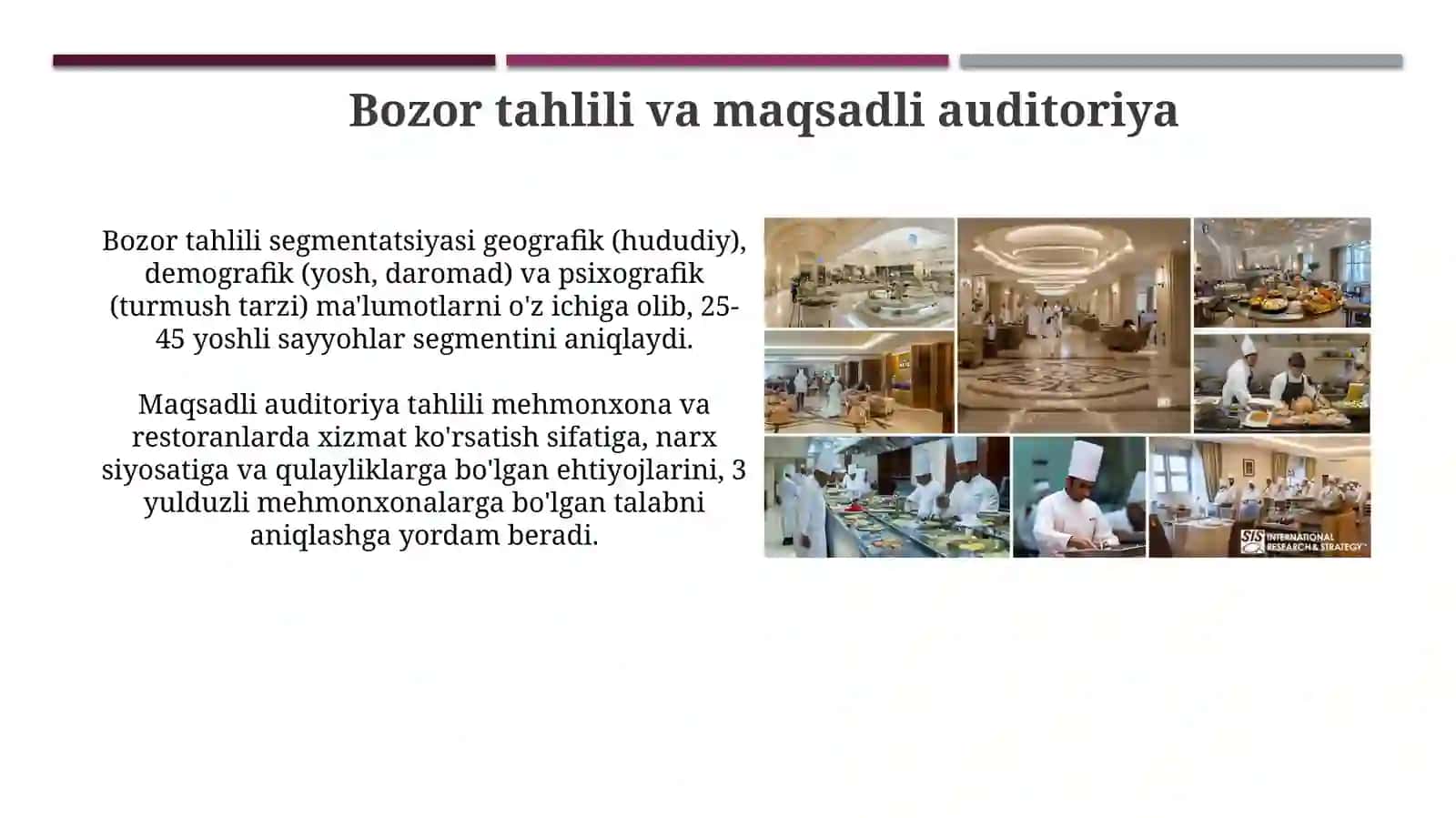 Mehmonxona va restoran industriyasining rivojlanishi 4