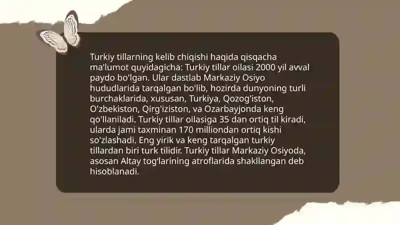 Turkiyzabon xalqlar dunyosi: o'tmishi va buguni 4