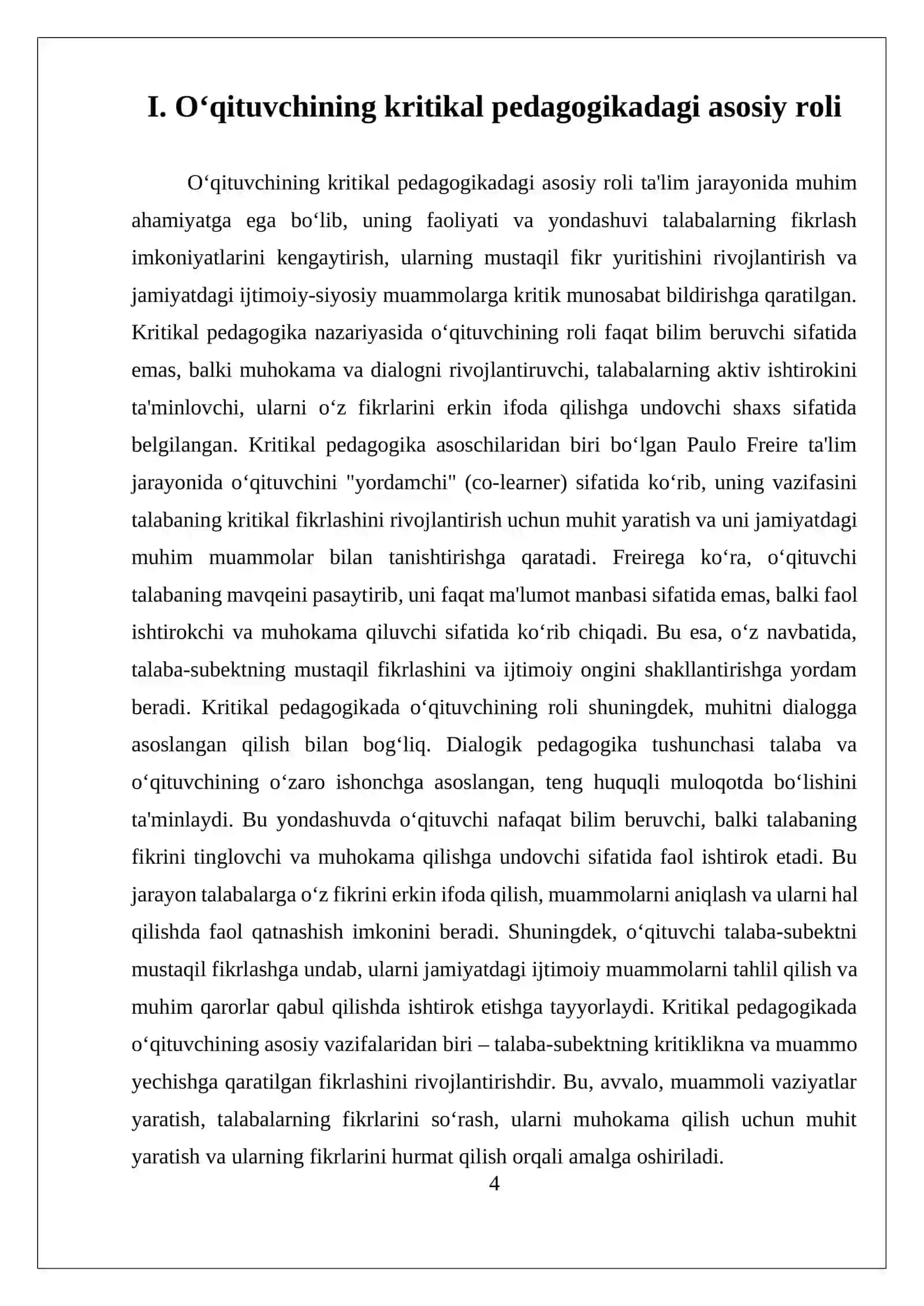OʻQITUVCHINING ROLI VA OʻQUVCHI-SUBEKT PAZITSIYASI 4
