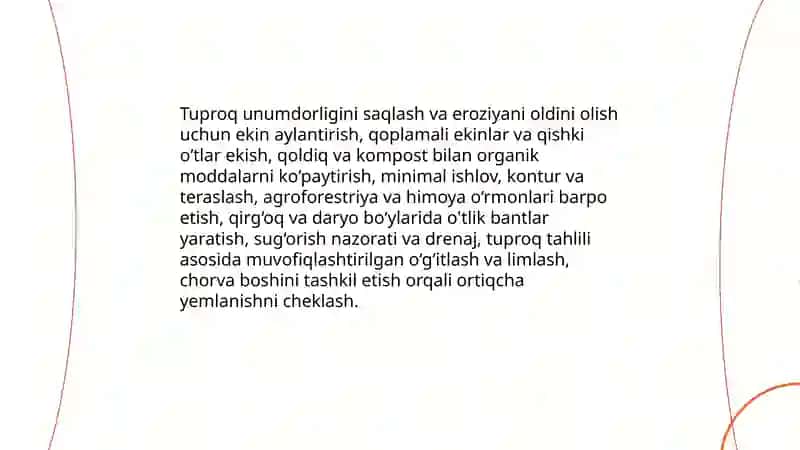Tabiiy resurslardan oqilona foydalanish 4