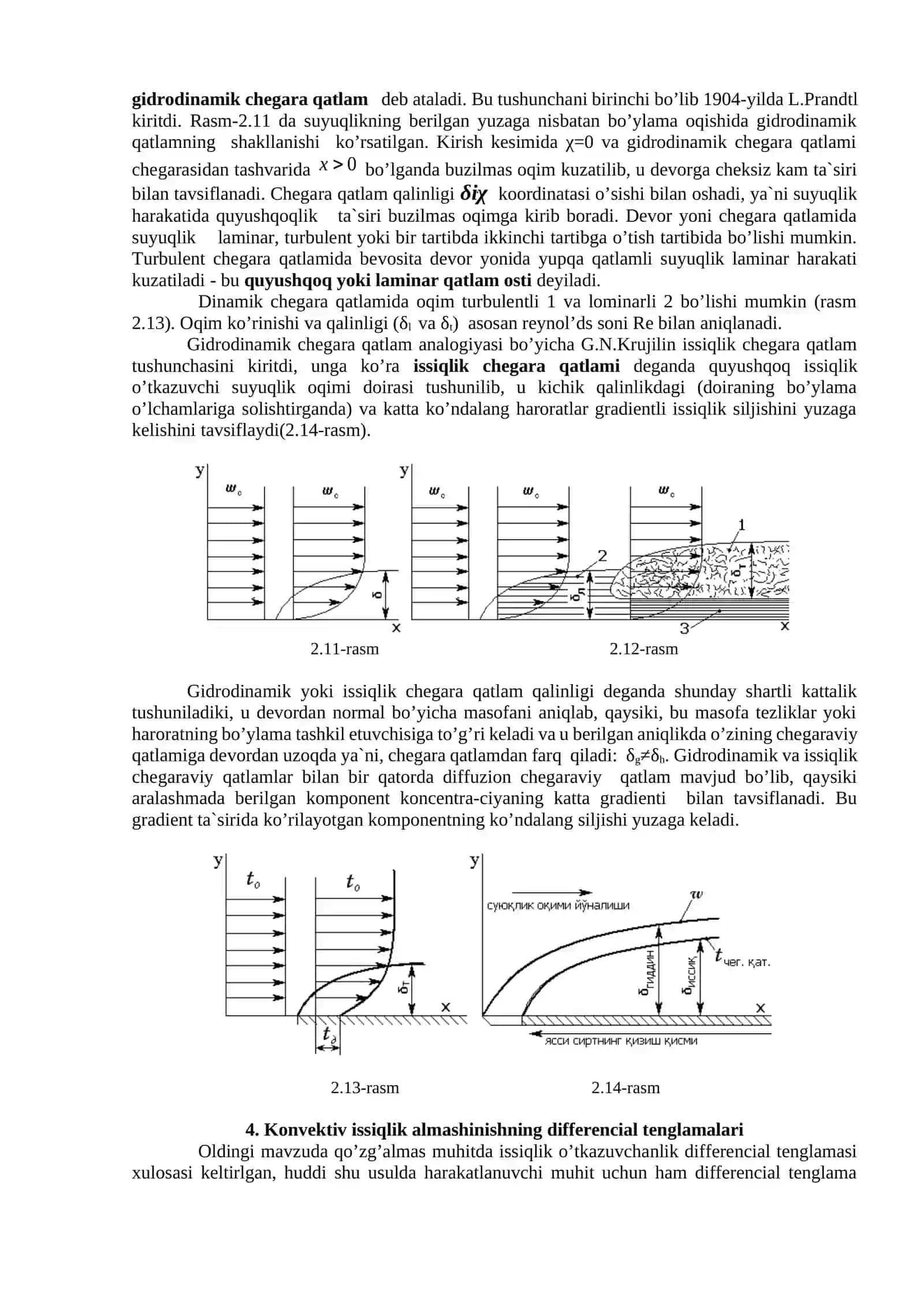 Konvektiv issiqlik almashinish 4