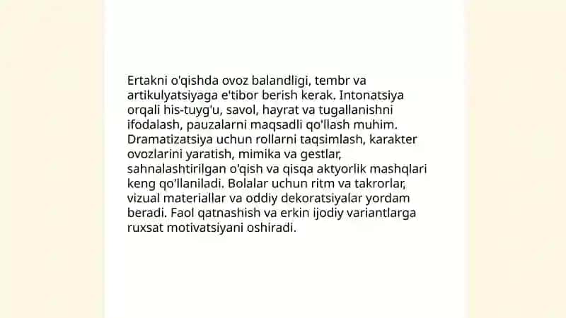 BOSHLANG'ICH SINFDA EPIK ASARLAR USTIDA ISHLASH METODIKASI 4