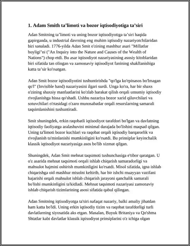 BUYUK IQTISODCHI OLIMLAR TA’LIMOT VA TADQIQOTLARINI OʻRGANISH 4
