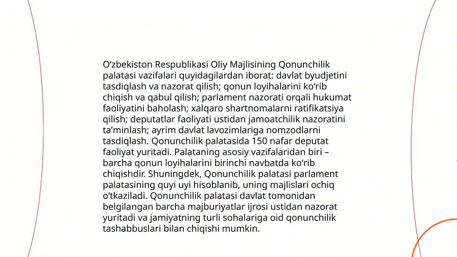 Oliy Majlisning tarkibi 4