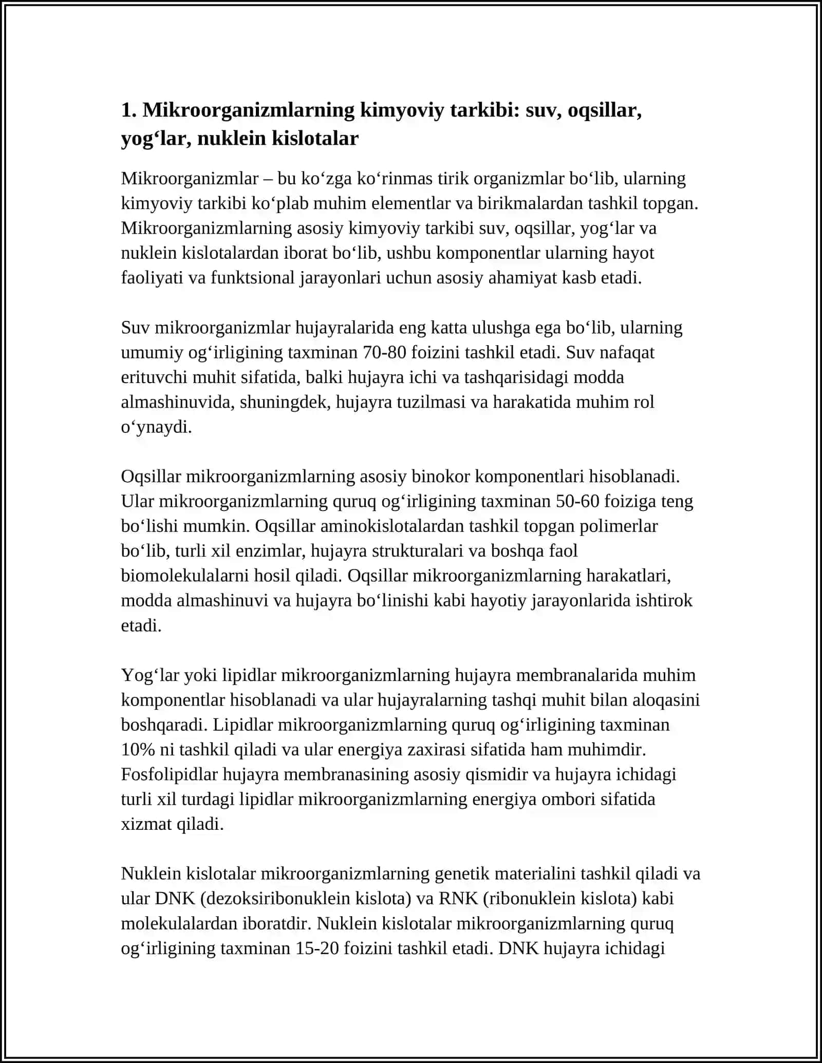 Mikroorganizmlar Fiziologiyasi 4