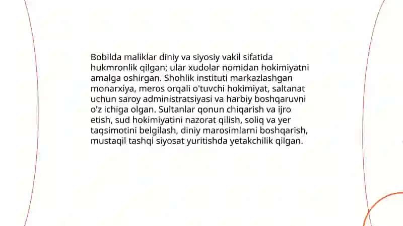 Qadimgi Bobilda davlat va huquq 4