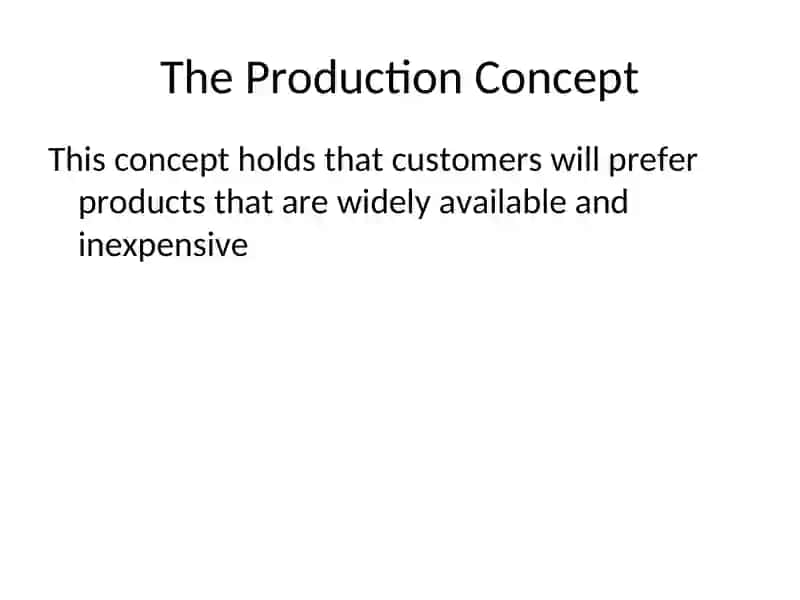 The Production Concept 4