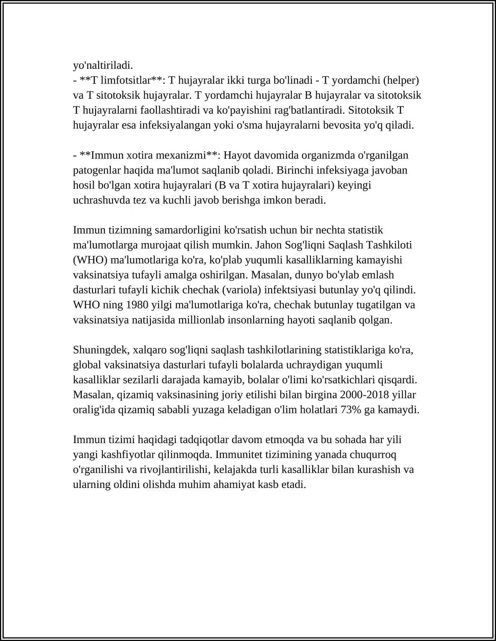 O'SMADAN MUHOFAZALANISHNING IMMUNMEXANIZMLARI 4
