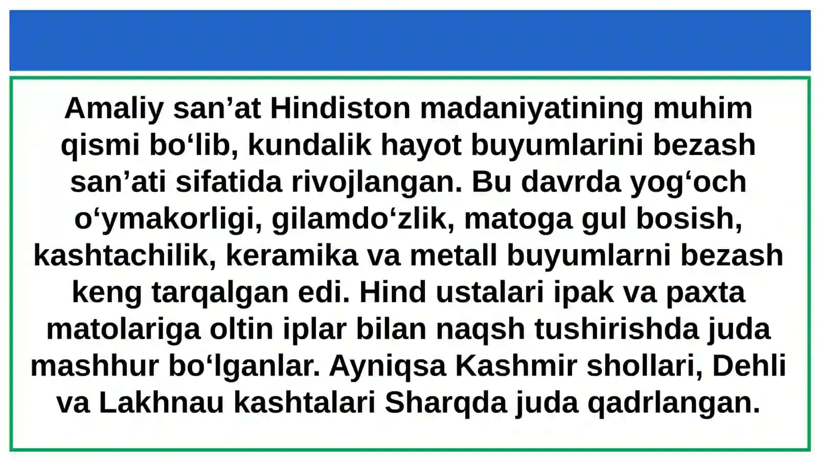 HINDISTONNING XVIII ASR AMALIY SAN’ATI, ZARGARLIGI, HAYKALTAROSHLIGI VA TOSHTAROSHLIGI 4