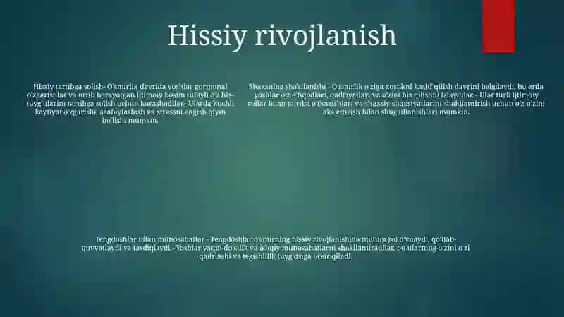 OʻSmirlik Davrida Intelektual Va Emotsional Rivojlanish Xususiyatlari 4