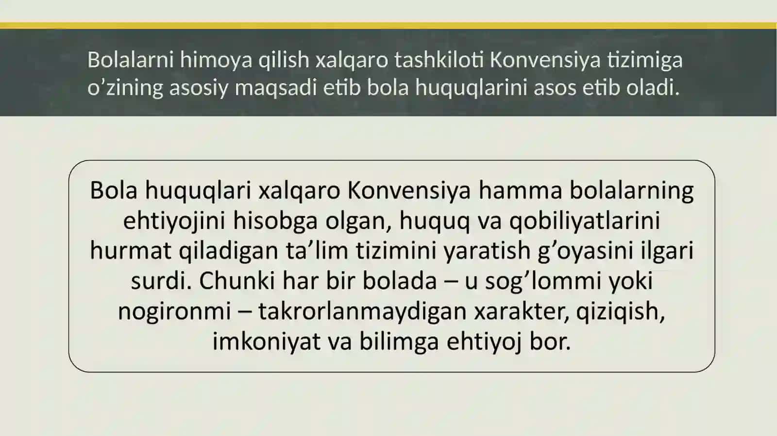 Inklyuziv ta’lim kursining predmeti,obyekti, tamoyillari, maqsadi va vazifalari 4