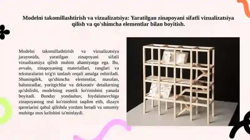 Sketch up dasturida uy zinapoyalarni modelashtirish 4