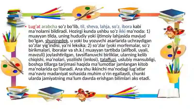 Lug`atturlarihaqidama`lumotberish 4