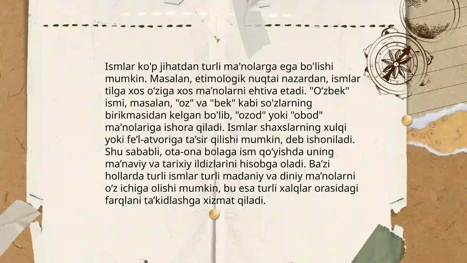 Hibat ul-haqoyiq asaridagi onomastika 4