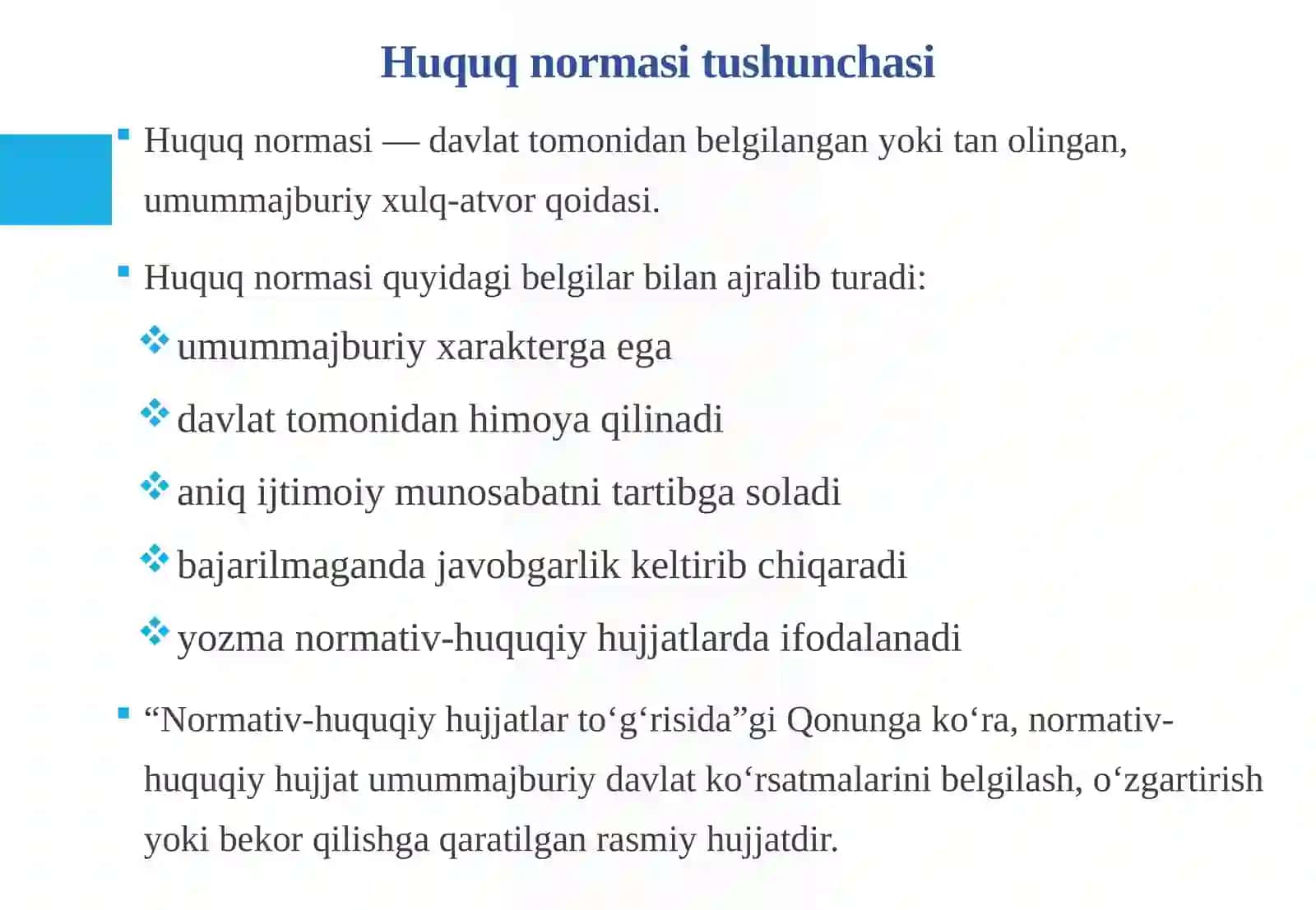 Iqtisodiy va moliyaviy huquq normalari 4