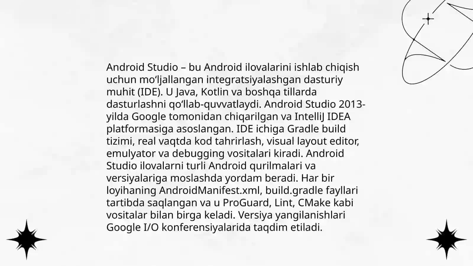 Android Fotratning "adabiyot qoidalari" asari 4