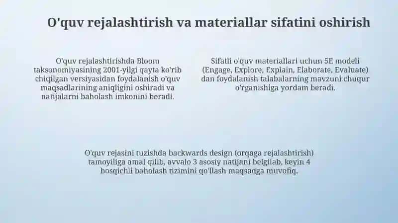 O'quv jarayonini sifatli tashkil etish va boshqarish 4