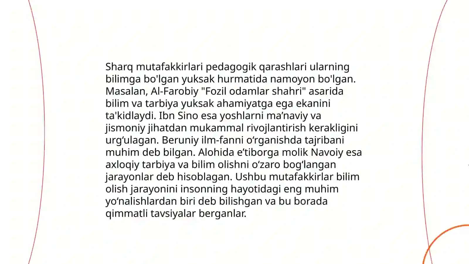 Pedagogik fikrlar taraqqiyoti va tarixiyligi 4