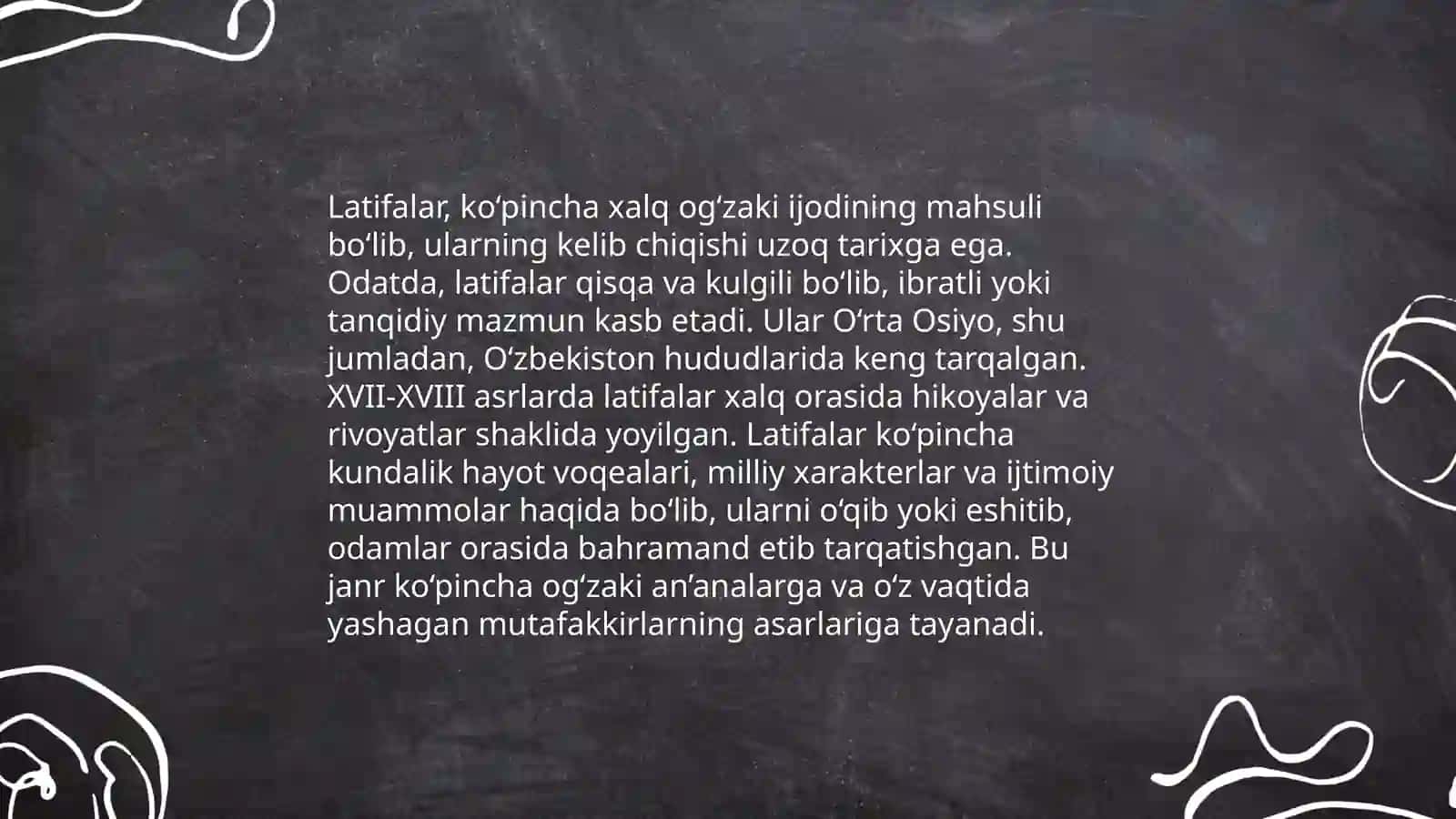 Latifa, lof, askiya janrlari 4