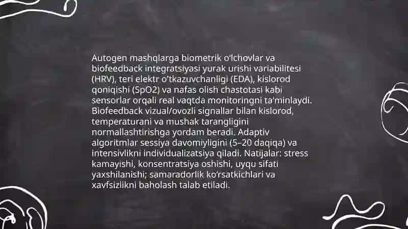 Autogen mashqlarning yangi usullarini ishlab chiqish yo'nalishlari 4