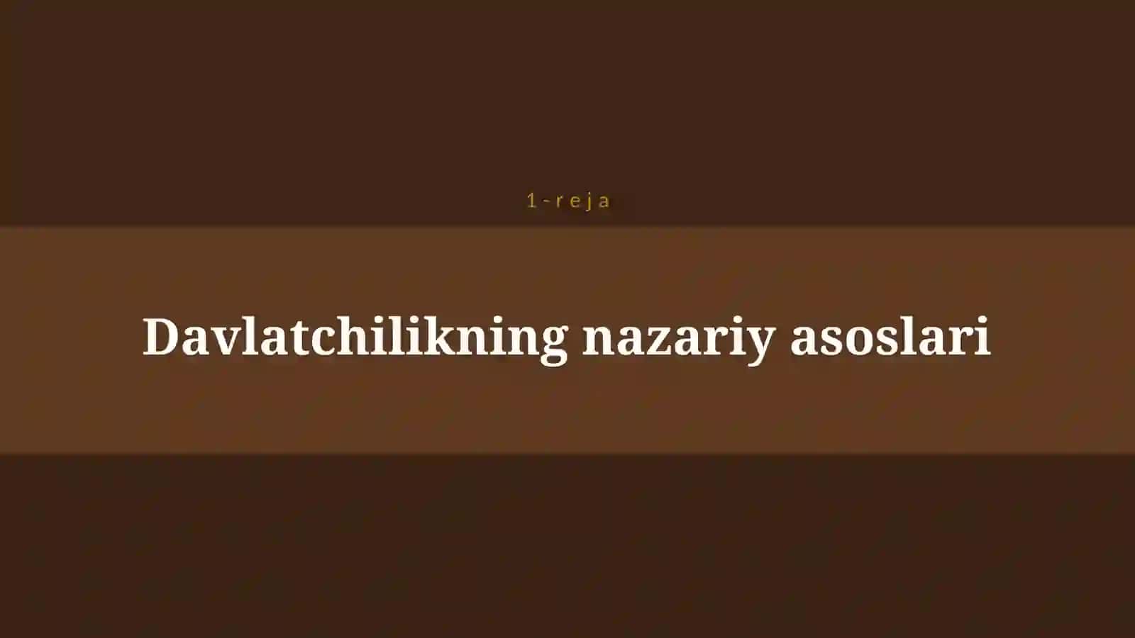 O'ZBEK DAVLATCHILIGINING SHAKLLANISHI VA DASTLABKI TARAQQIYOT BOSQICHLARI 4