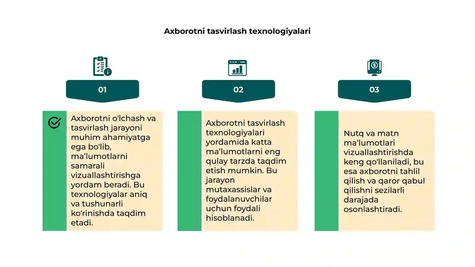 Axborotni oʻlchash va tasvirlash 4