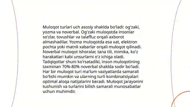 Pedagogik muloqotning mohiyati va ahamiyati 4