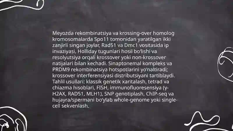 O'zbekistonda genetik taqdiqotlar genetikaning yangi yo'nalishlari 4