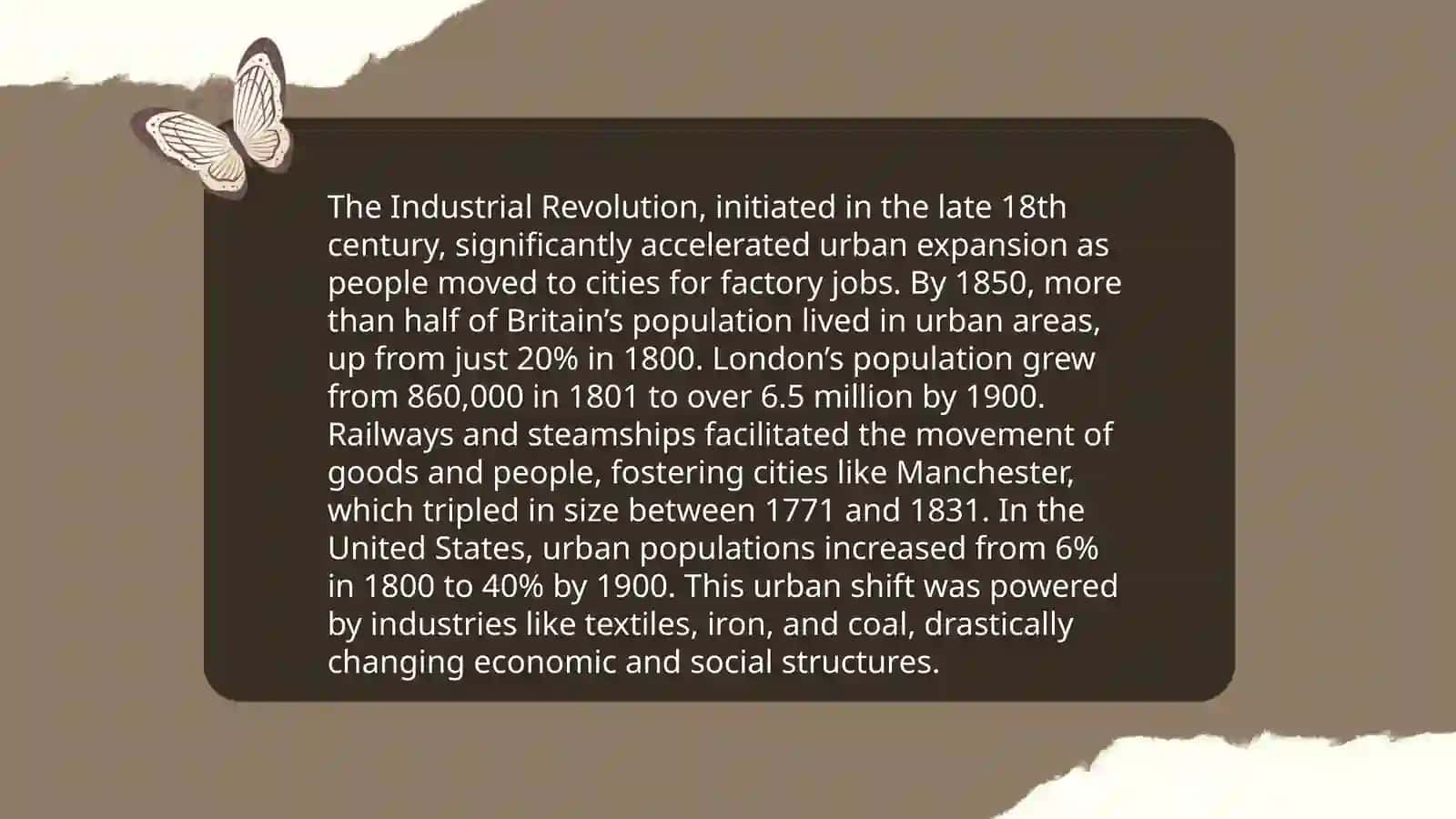 Changing cities. The historiy of a sitiy 4