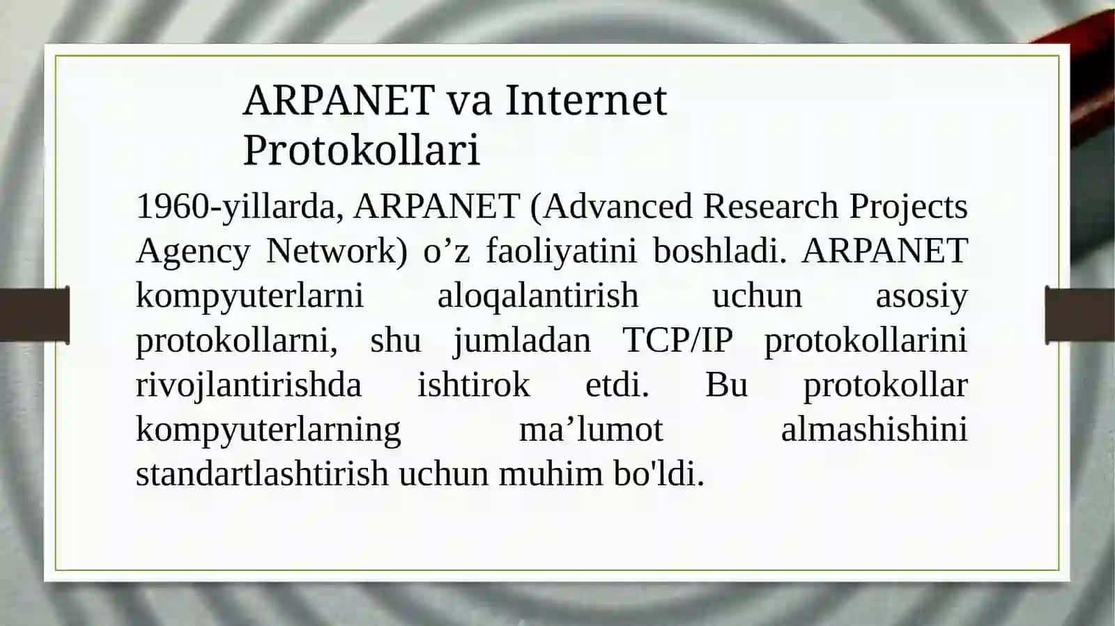 Tarmoq tarixi 4