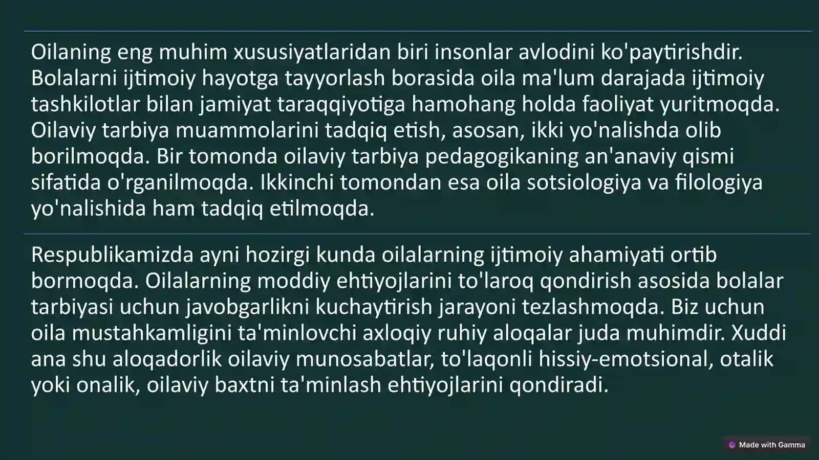 Oila, MTT va Mahallaning Hamkorligi 4