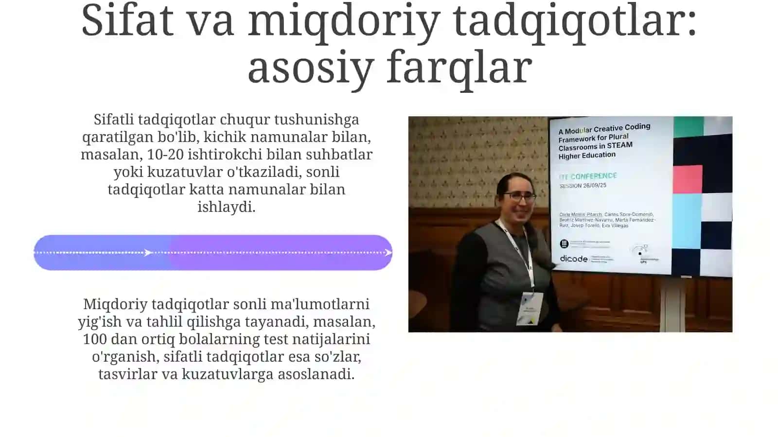 Maktabgacha ta'lim nazariyasida tadqiqot usullari: Asosiy tushunchalar 4