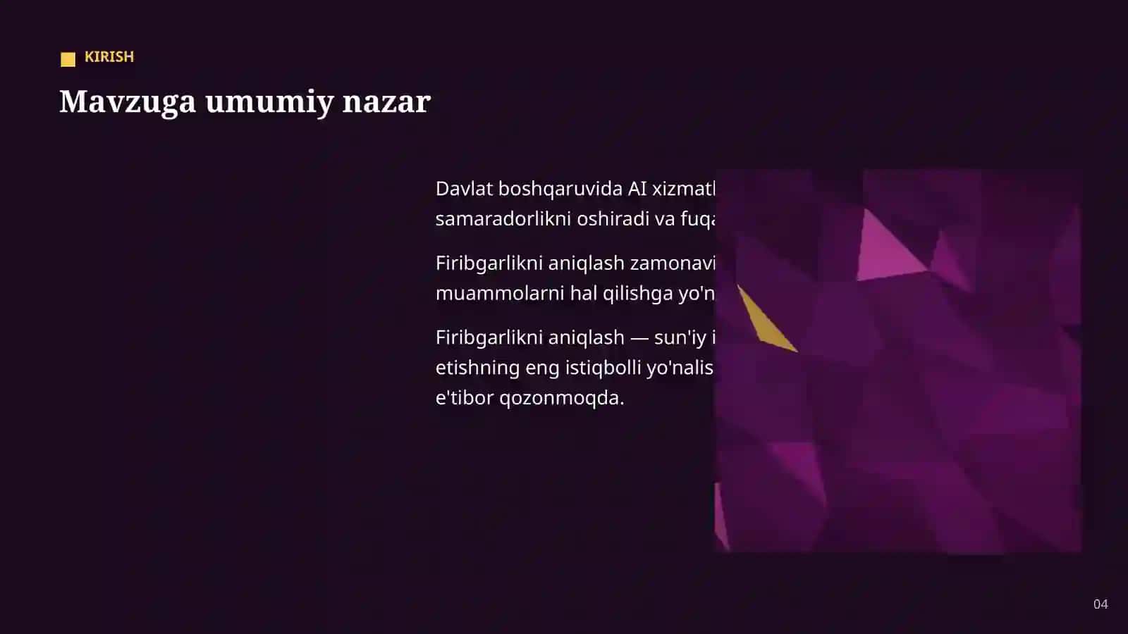 AI DAVLAT BOSHQARUVIDA 4