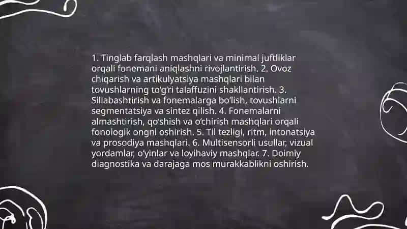 O'quvchilarning og'zaki va bog'lanishli nutqini o'stirish mazmuni 4