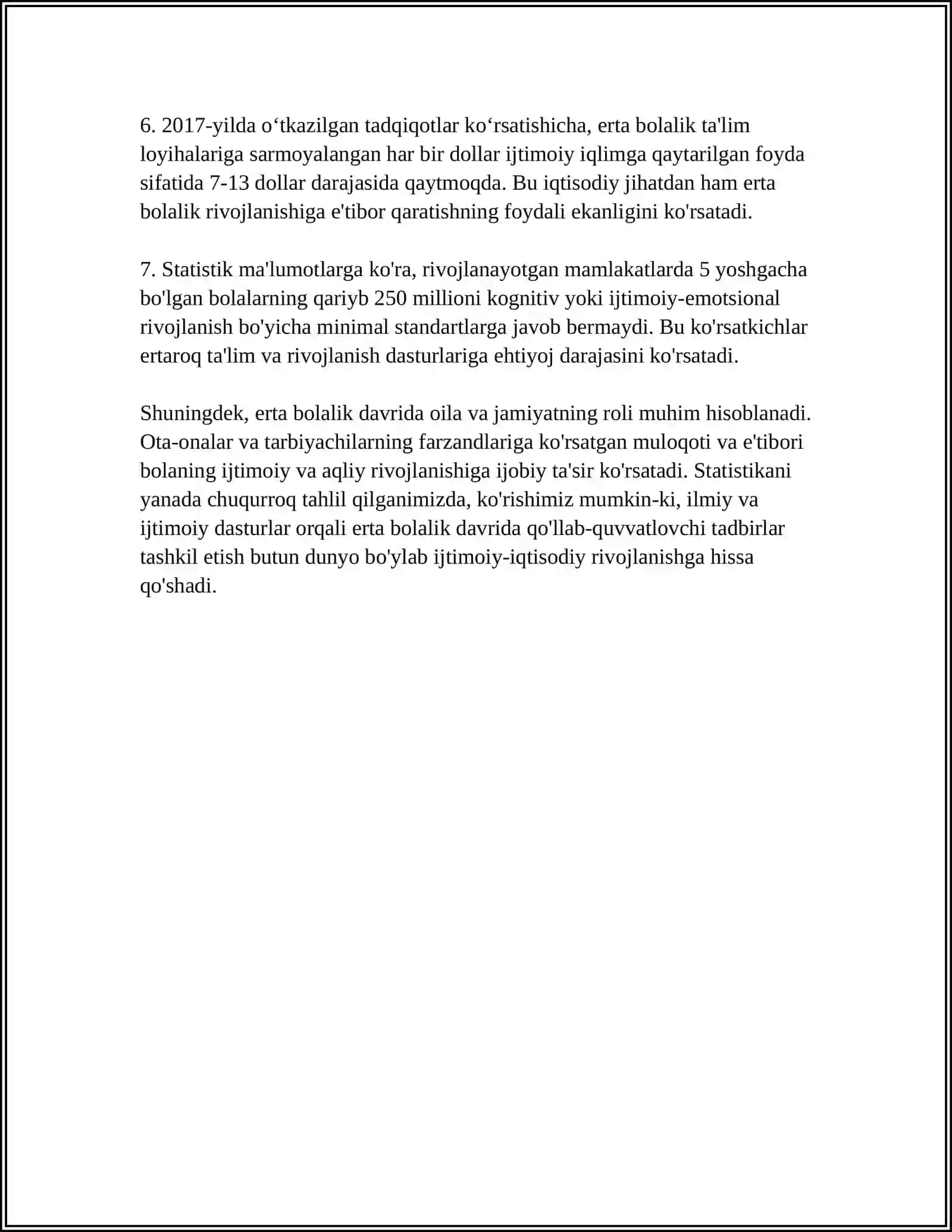 MENTAL DEVELOPMENT IN EARLY CHILDHOOD 4