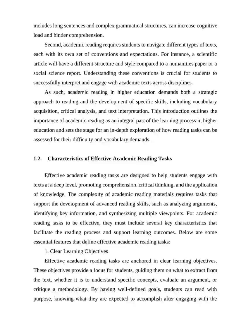 Academic Reading Task Analysis 4