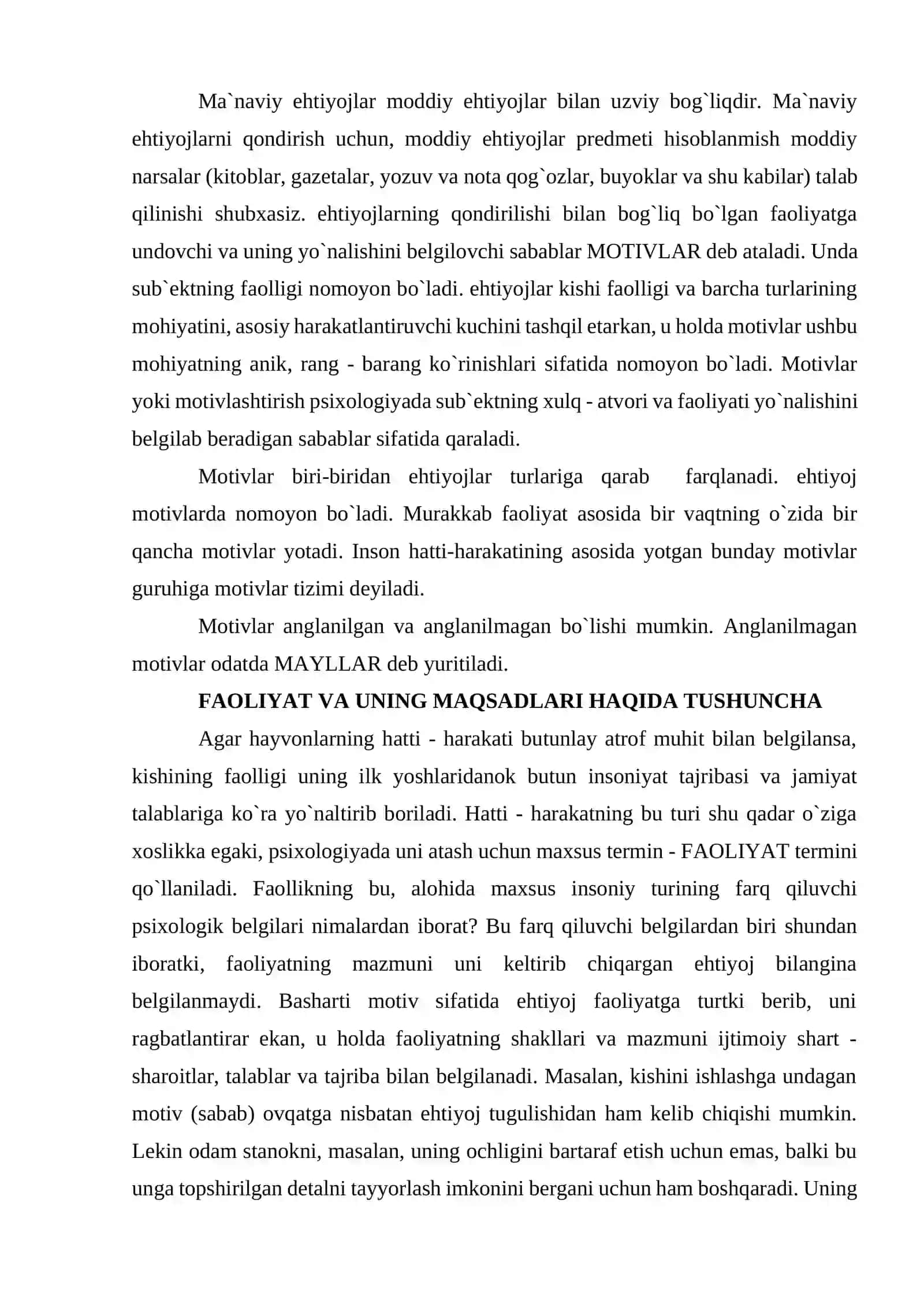 Faollik va Muloqot 4