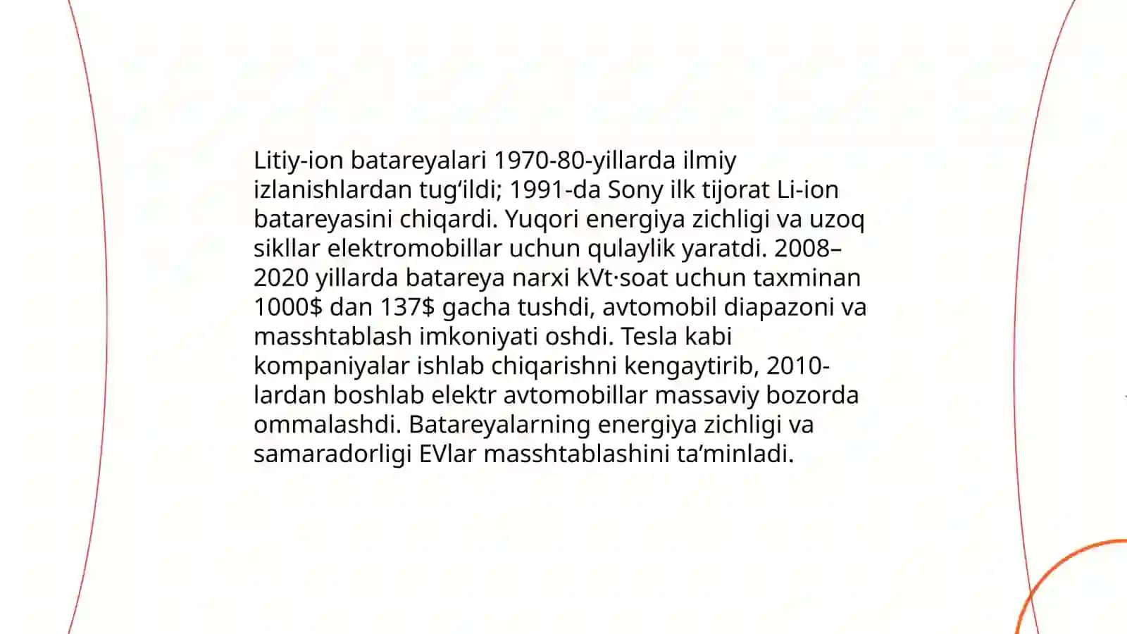 Elektromobillar va gibrid mobil vositalarining rivojlanish tarixi 4