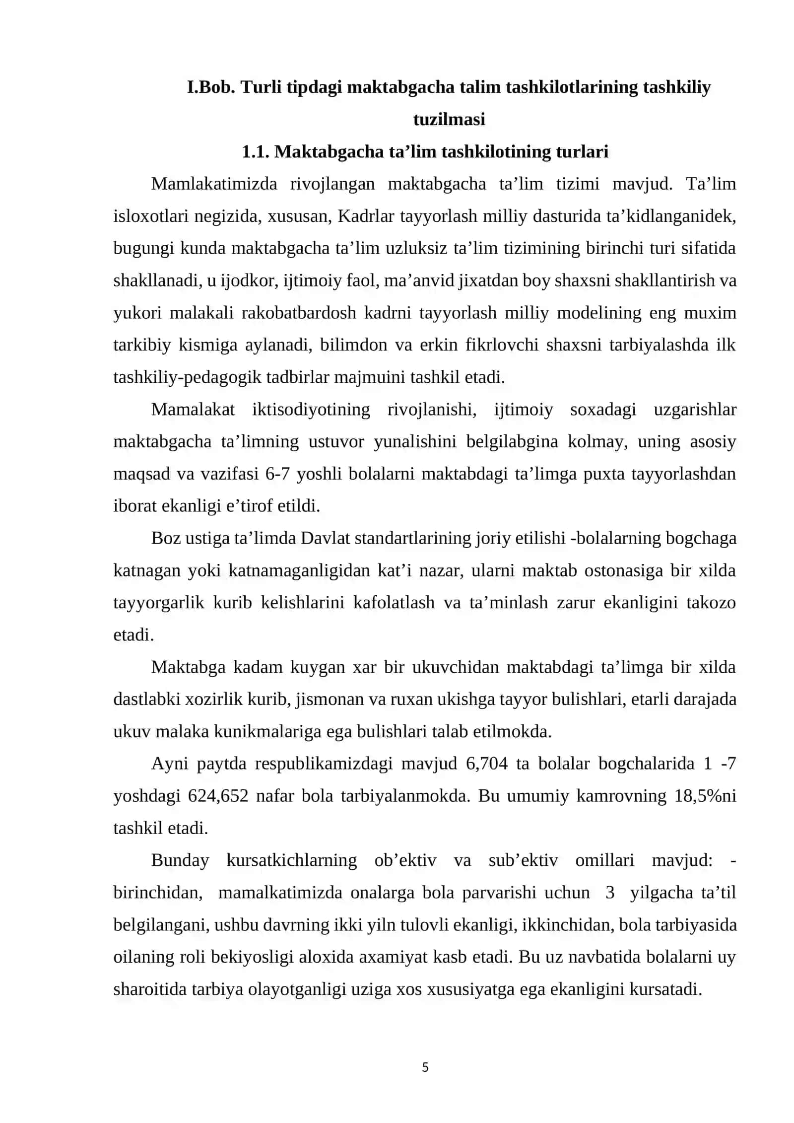 Mavzuni dolzarbligi: O’zbekistonda bugungi shiddat bilan modernizatsiya, globall rivojlanish kechayotgan bir jarayonda davlat tomonidan ta‘lim tizimini isloh qilish orqali boshqarishining ahamiyati juda muhimdir 4