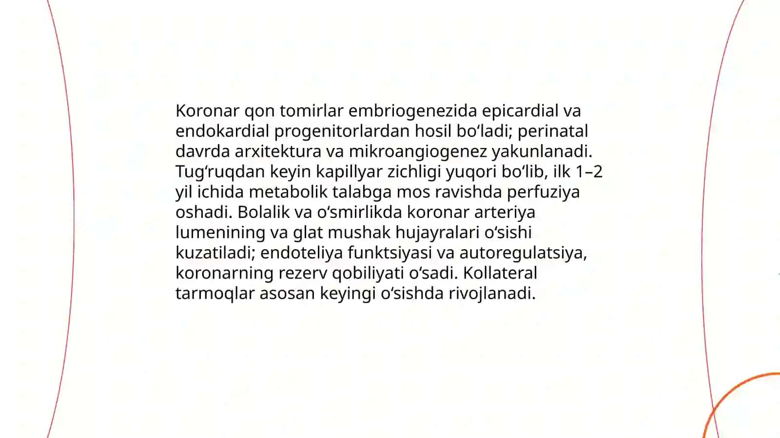 Miokardda qon bilan ta'minlanishni yoshga boğliq xususiyatlari 4